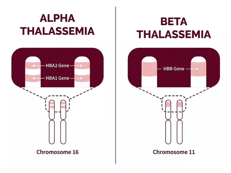 Alpha và beta thalassemia có nhiều mức độ biểu hiện khác nhau